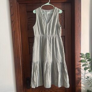 Rachel Zoe Light Grayish/Green Midi Dress